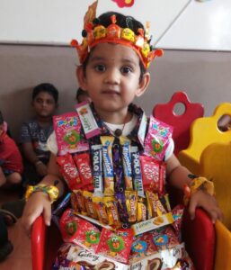 Chocolate dress for Chocolate Day at RISHS International CBSE School Arcot