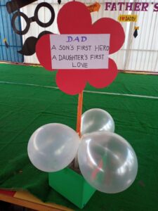Craft for Fathers Day Celebration at RISHS International CBSE School Arcot