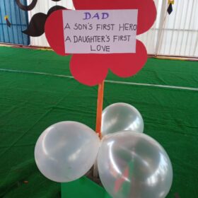 Craft for Fathers Day Celebration at RISHS International CBSE School Arcot