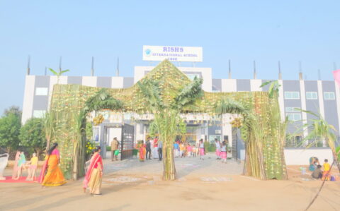 Decoration for Pongal Celebration at RISHS International CBSE School Arcot
