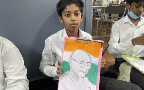 Drawing Competition for Primary Kids at RISHS International CBSE School Arcot