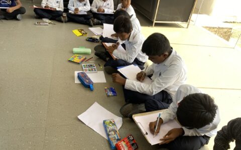 Drawing Competition for Students at RISHS International CBSE School Arcot