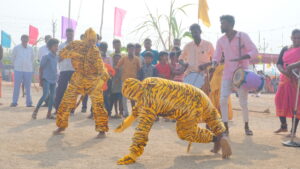 Folk Dance during Pongal Celebration at RISHS International CBSE School Arcot