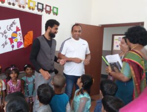 Founder in Chocolate Day Celebration at RISHS International CBSE School Arcot
