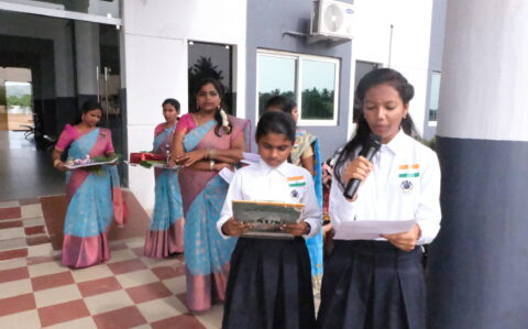 Independence Day Student Speech at RISHS International CBSE School Arcot