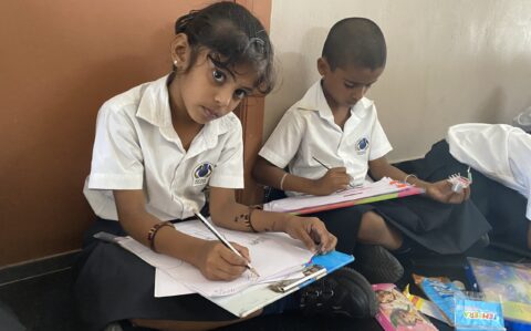 Kids Drawing at RISHS International CBSE School Arcot