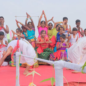 Pongal Celebration Group Dance at RISHS International CBSE School Arcot