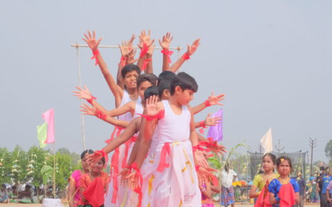 Pongal Celebration Kids Dance at RISHS International CBSE School Arcot