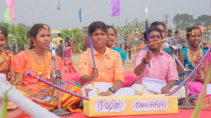 Pongal Celebration Students Singing at RISHS International CBSE School Arcot