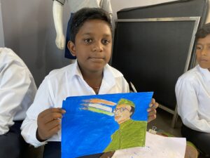 Primary Kids Drawing at RISHS International CBSE School Arcot