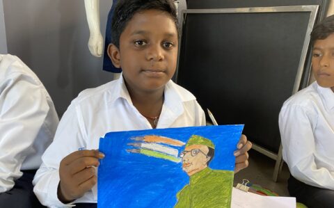 Primary Kids Drawing at RISHS International CBSE School Arcot