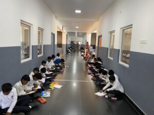 Primary Students Participated in Drawing Competition at RISHS International CBSE School Arcot