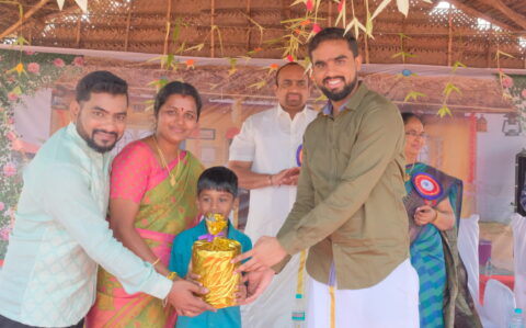 Prize Distribution during Pongal Celebration at RISHS International CBSE School Arcot