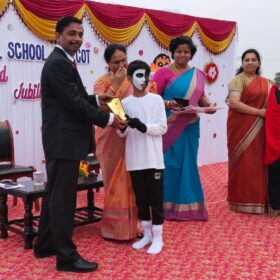 Prize Distribution in Thanks Giving at RISHS International CBSE School Arcot
