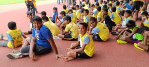 RISHS International School Students at Nehru Stadium