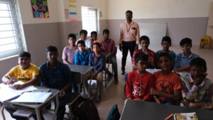 Staff and Students Assembled for Cancer Awareness Program at RISHS International CBSE School Arcot