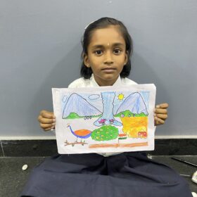 Student Drawing Competition at RISHS International CBSE School Arcot