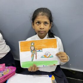 Student Participated in Drawing Competition at RISHS International CBSE School Arcot