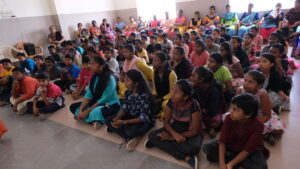 Students Gathered for Cancer Awareness Program at RISHS International CBSE School Arcot