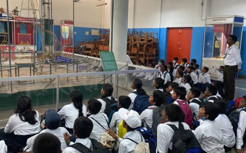 Students Learning during the Field Trip at RISHS International CBSE School Arcot