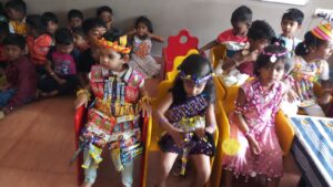 Students Wearing chocolate dress for Chocolate day at RISHS International CBSE School