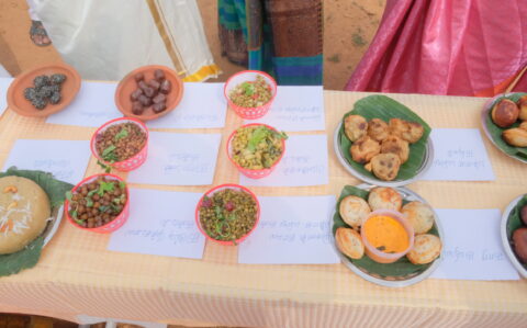 Traditional Snacks in Pongal Celebration at RISHS International CBSE School Arcot