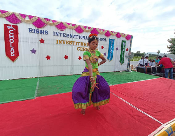 Bharatanatyam Dance Performance at RISHS International CBSE School Arcot