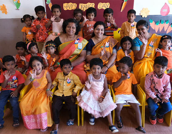 Orange Day Celebration at RISHS International School Arcot