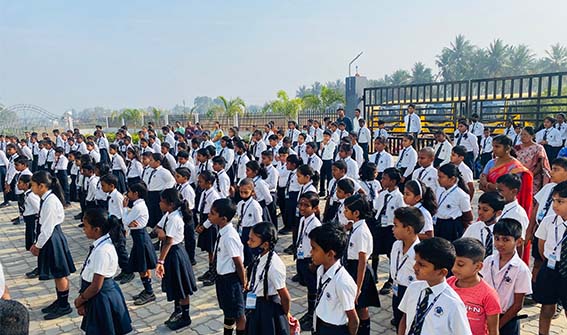 School Assembly RISHS International School Arcot