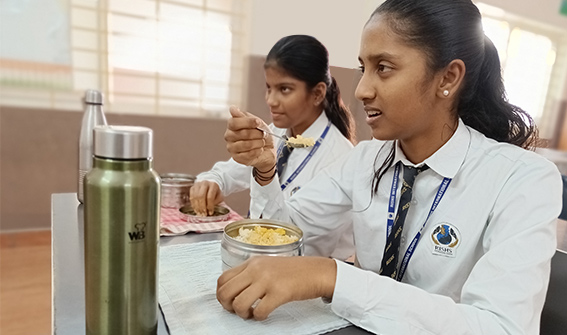 Cafeteria at RISHS International School Arcot