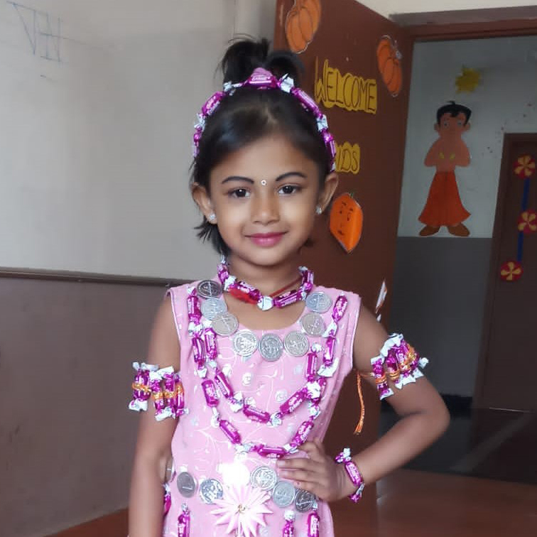 student-in-chocolate-dress-during-chocolate-day-at-rishs-international-cbse-school-arcot